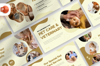 Pet Care and Veterinary PowerPoint Template